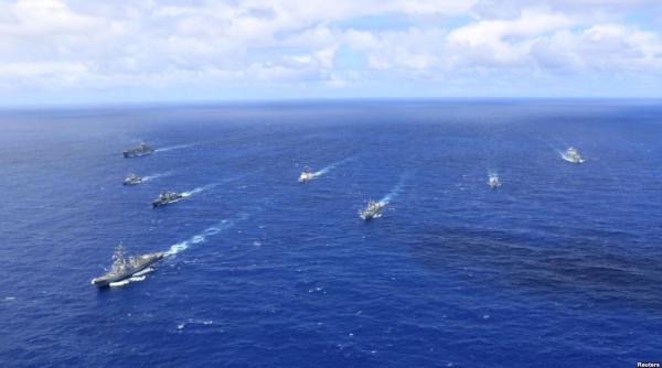 China a fost exlusă de la exercițiile navale conduse de SUA