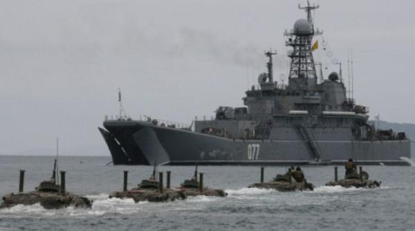 Flota Federației Ruse din Marea Neagră anunță o masivă simulare militară pe coastele Siriei