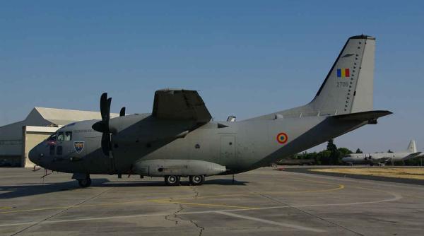 Aeronavă C-27J Spartan, misiune de urgenţă pe ruta Otopeni – Bruxelles