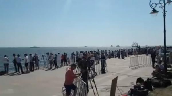 Ziua Marinei 2018. Număr record de spectatori la festivităţile de pe espalanada Comandamentului Flotei