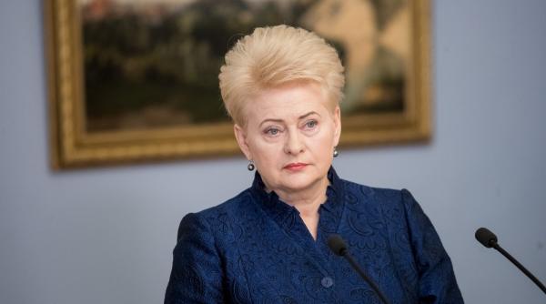 NATO trebuie să evite tensiunile, afirmă preşedinta Lituaniei