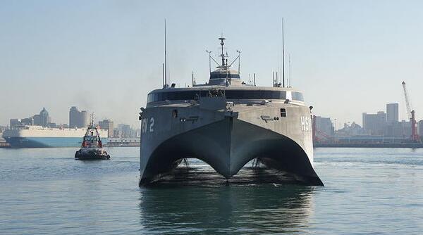 USNS Carson City, în apele Mării Negre. Premieră pentru Marina SUA