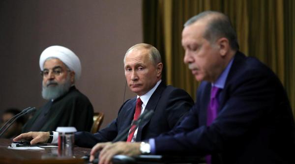 Putin şi Erdogan vor să decidă soarta Siriei. Summit tripartit la Teheran