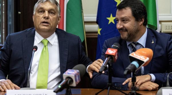 Axa eurofobă devine mai puternică. Orban-Salvini, contra preşedintelui Macron
