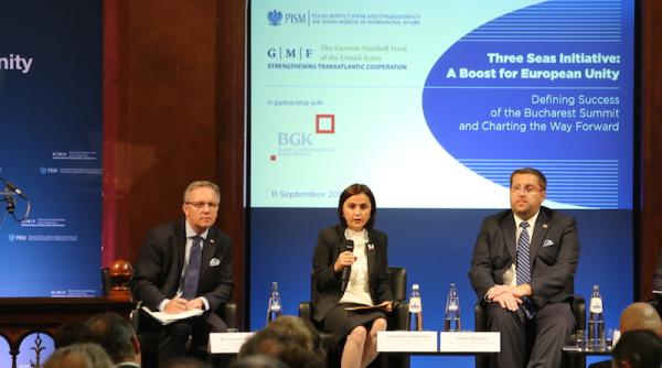 Summit Iniţiativa celor Trei Mări, Bucureşti. Luminiţa Odobescu, semnificația, prezentată la UE