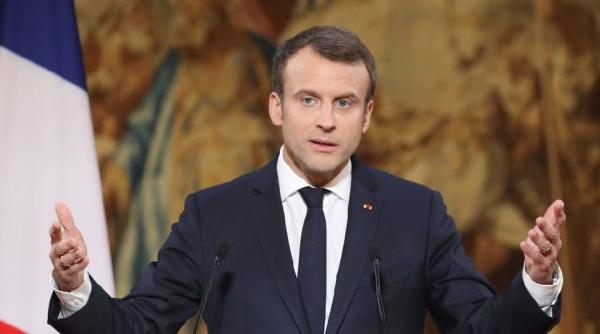  Preşedintele francez Emmanuel Macron le cere europenilor să rămână uniţi şi coerenţi