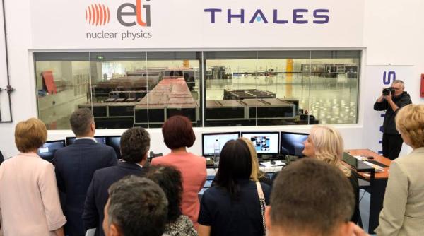 Laser ELI-NP, Thales. „Spionați” din avionul de vânătoare