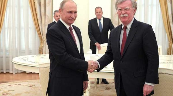 John Bolton, întrevedere cu Lavrov după ce SUA s-a retras din Tratatul nuclear cu Rusia