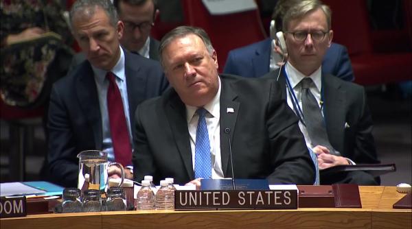 Mike Pompeo: Consiliul de Securitate al ONU trebuie să interzică programul de rachete balistice al Iranului (Video)