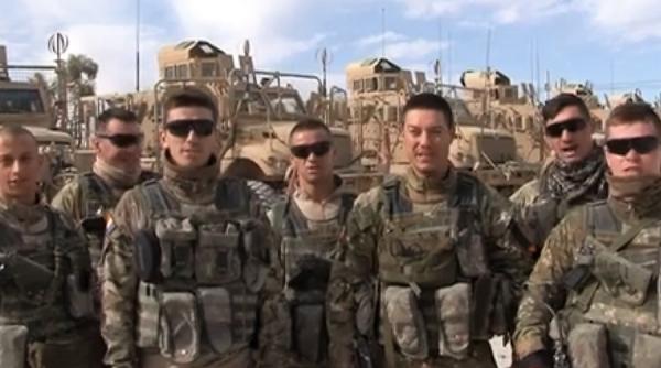 Mesaj de la "Șoimii Carpaților" din Afganistan - VIDEO