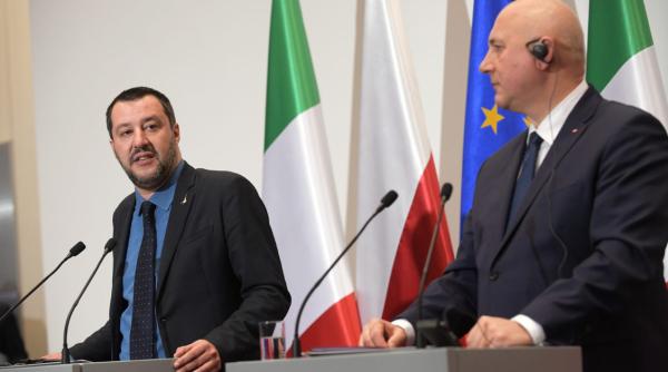 Matteo Salvini vrea ca Italia şi Polonia să-şi unească forţele pentru remodelarea Europei