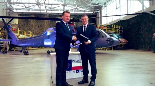Polonia cumpără patru elicoptere Black Hawk