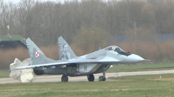 Încă un MiG-29 s-a prăbușit în Polonia. Avionul a căzut la puțin timp după decolare