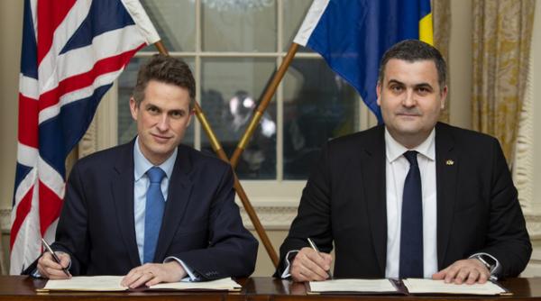 Marea Britanie și România au semnat un memorandum de cooperare în domeniul apărării 
