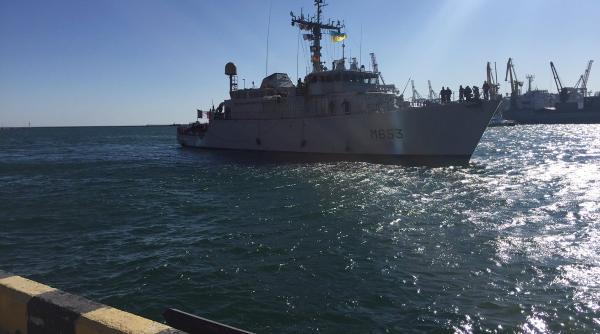 Vânătorul de mine francez "Capricorn" a intrat în portul Odesa
