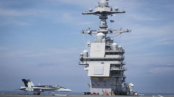 Livrarea portavionului USS Gerald R. Ford, cea mai scumpă navă de război, amânată din nou