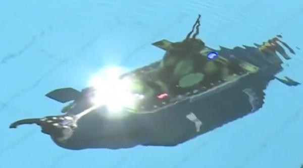 Submarinul care poate distruge muniţia neexplodată de pe fundul apelor, inventat de o studentă de la Academia Forţelor Terestre din Sibiu