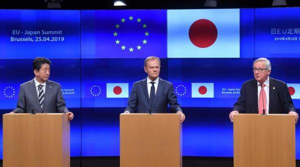 Uniunea Europeană şi Japonia au convenit asupra întăririi cooperării bilaterale 
