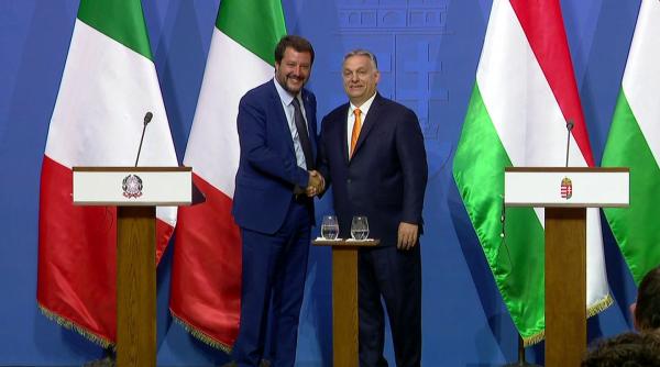 Orban şi Salvini intenţionează să formeze o alianţă a partidelor anti-imigraţie  