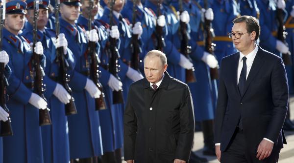 Putin a somat Kosovo să înceteze ”provocările” la adresa Serbiei