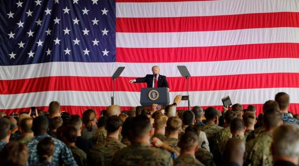 Donald Trump nu exclude o intervenţie armată împotriva Iranului