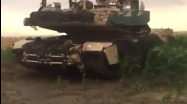 Tanc NATO în lanul de orz. Militari ai US Army au primit coordonatele greșite și au intrat pe un câmp din Fetești - VIDEO