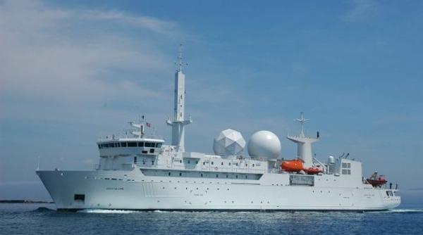 Nava franceză de cercetare Dupuy de Lome a intrat în Marea Neagră (Video)