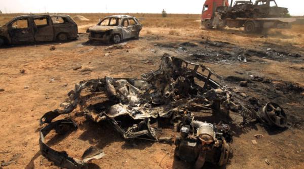 Război Libia. Atentat cu mașină capcană în orașul Bengazi