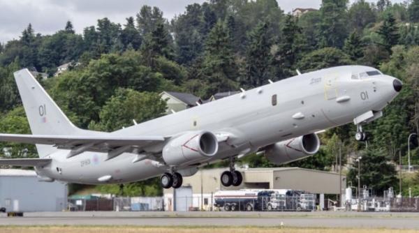 Primul zbor pentru Poseidon Boeing P-8A al Royal Air Force