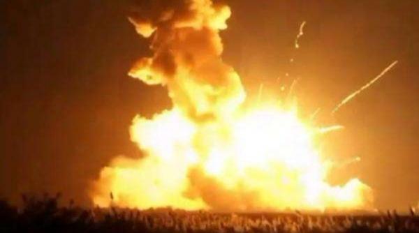 Explozie la o bază militară din Rusia