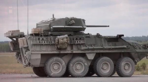 Ultima versiune a vehiculului Stryker - VIDEO