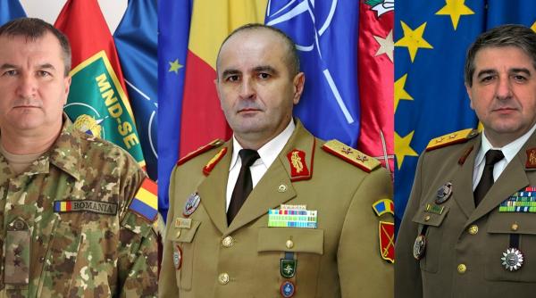 MApN: Generalii Daniel Petrescu, Ovidiu Uifăleanu și Iulian Berdilă, numiți în funcții de conducere