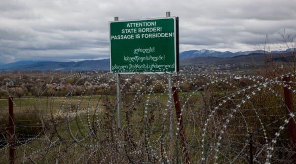 SUA cer Rusiei încetarea construirii gardului cu sârmă ghimpată pe teritoriul Georgiei