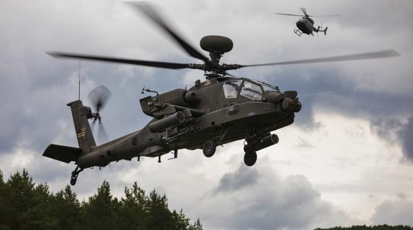 Elicopterele Apache AH-64 și-au dovedit forța distructivă
