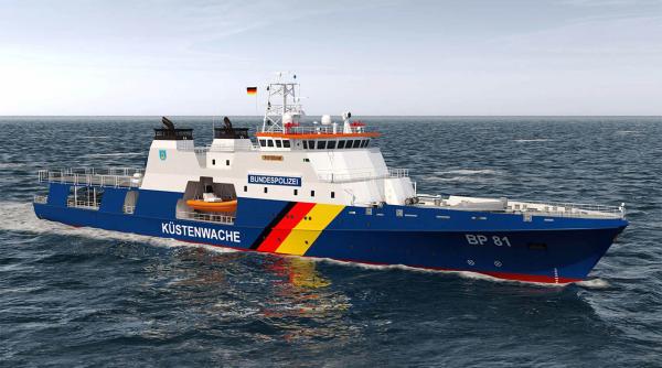 BAE Systems va echipa navele Poliției Federale Germane cu tunuri navale de 57 de mm