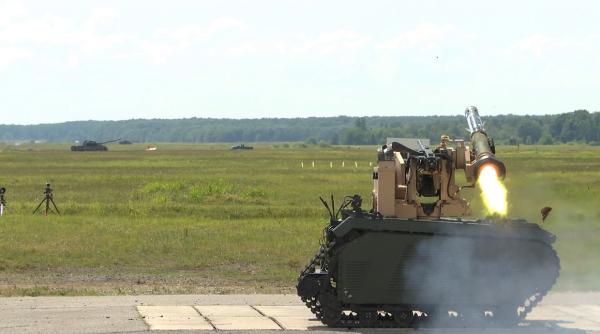 US Army a lansat o rachetă Javelin de pe un UGV