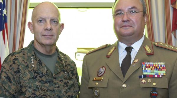 Șeful Statului Major al Apărării, întâlnire cu comandantul Corpului de puscaşi marini al SUA