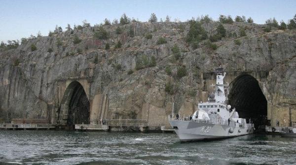 Pentru a se proteja de Rusia, Marina Suedeză îşi mută comandamentul într-o bază subterană 