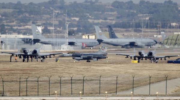 Statele Unite ar intenţiona să mute zeci de bombe nucleare de la baza Incirlik din Turcia