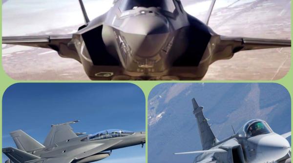 F-35, F/A-18 Super Hornet sau Gripen? Bătaie pe miliardele Canadei după retragerea Eurofighter și Rafale