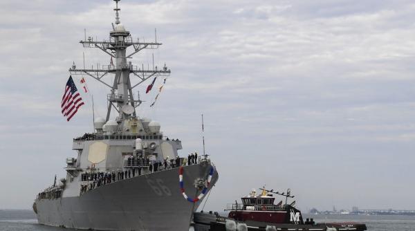 Distrugătorul USS Gonzalez a ajuns la Norfolk după un voiaj de șapte luni