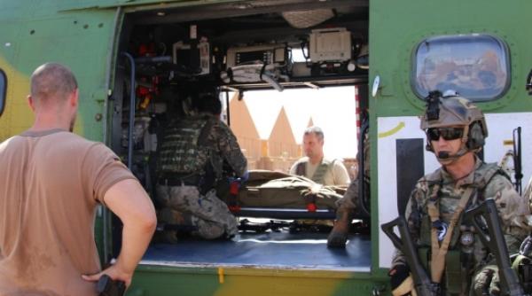 Carpathian Pumas, prima misiune de evacuare medicală sub comandă ONU