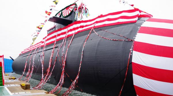 Japonia a lansat la apă submarinul Toryu (SS 512), primul din lume echipat cu baterii lithium-ion