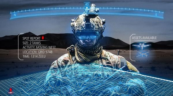 Sistem de antrenament virtual pentru infanteriști