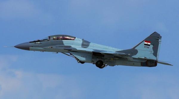 Un MiG-29 s-a prăbușit în Egipt. E al doilea avion căzut din lotul vândut de Rusia către Cairo