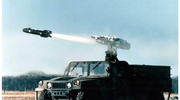 Un sistem de rachete AGM-114 Hellfire modificat a fost folosit în nord-vestul Siriei