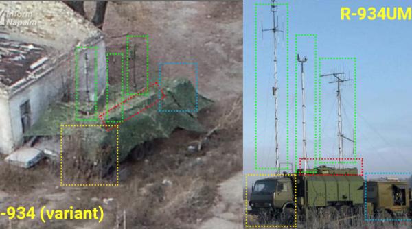 Rusia îşi maschează sistemele de război electronic din Donbas (Foto)
