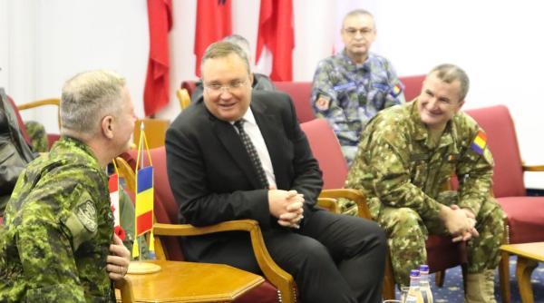 Șeful Apărării din Armata Canadiană, întâlnire cu ministrul Nicolae Ciucă 