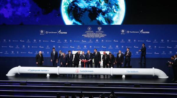 Strategia energetică ruso-turcă divizează Europa. Inaugurarea gazoductului TurkStream