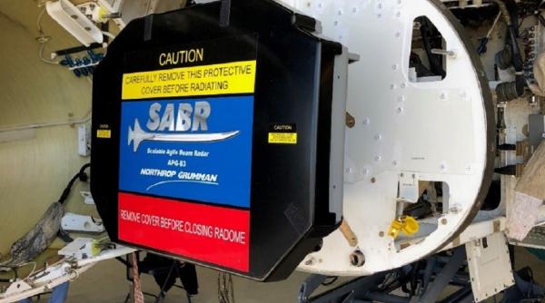 Noul radar ANG APG-83 SABR a fost montat pe avioanele F-16 ale Gărzii Naționale din SUA